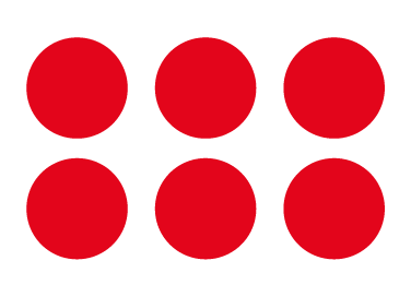Red dots, number 3.